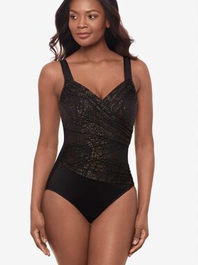 Miraclesuit Swimsuit Slimming Brilliante Madero Underwire One-piece